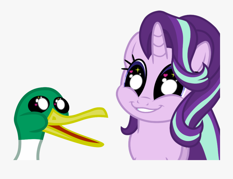 Trini-mite, Cute, Duck, Glimmerbetes, Glimmie, Op Is - Mlp Starlight Glimmer Face, Transparent Clipart