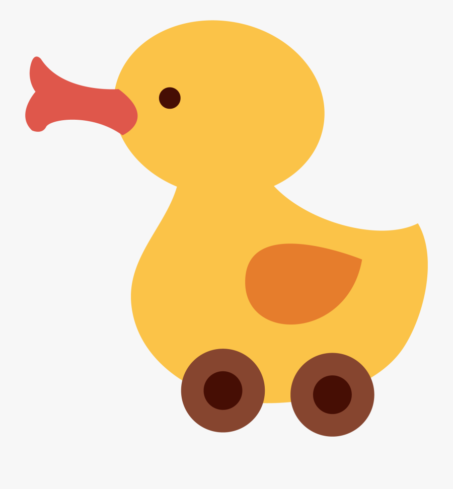 Vector Cartoon Cute Duckling - Duck, Transparent Clipart