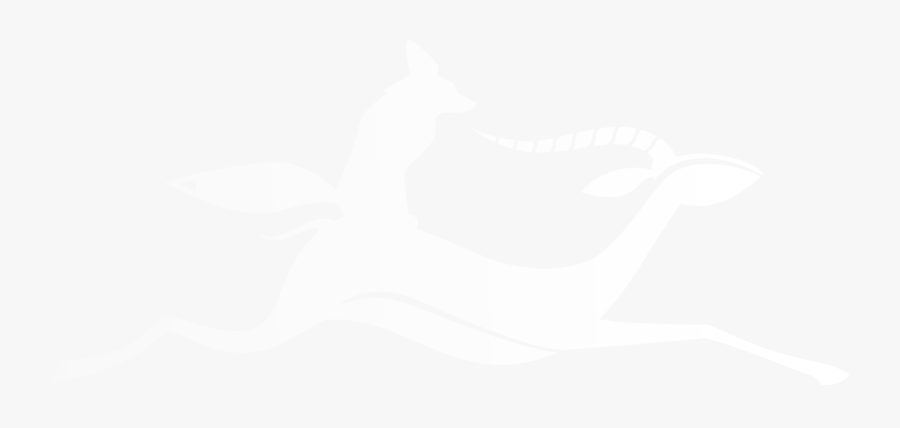 Fox And Gazelle Logo, Transparent Clipart