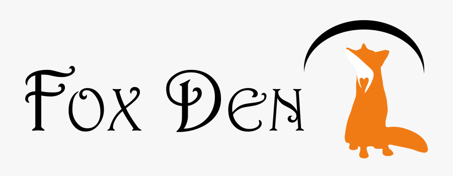 Fox Den - Calligraphy, Transparent Clipart