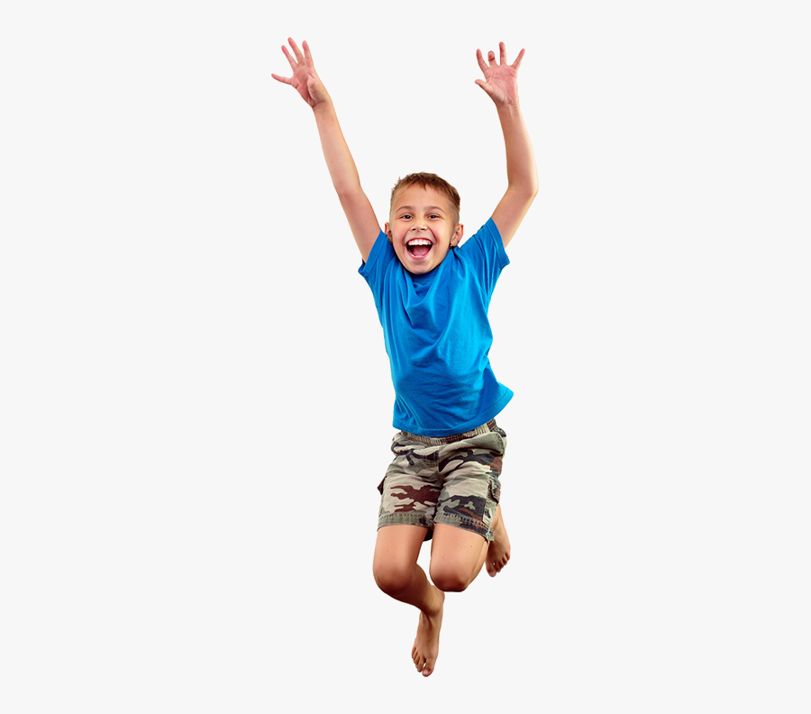 Happy Jumping Kids Png - Child Jumping, Transparent Clipart
