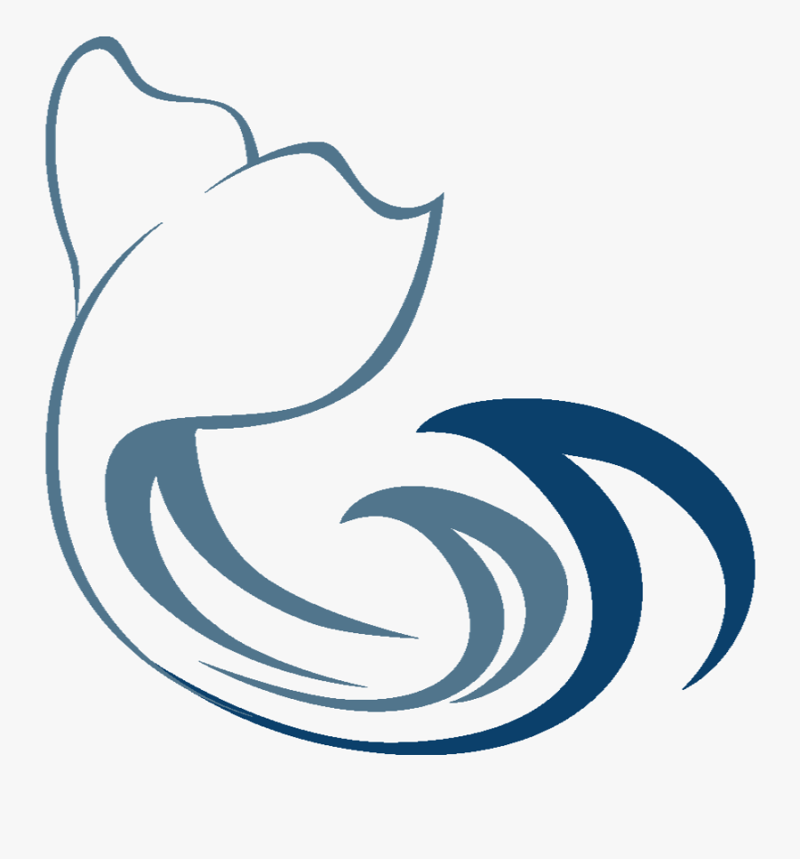 Oota Whale Tail Square - Illustration, Transparent Clipart