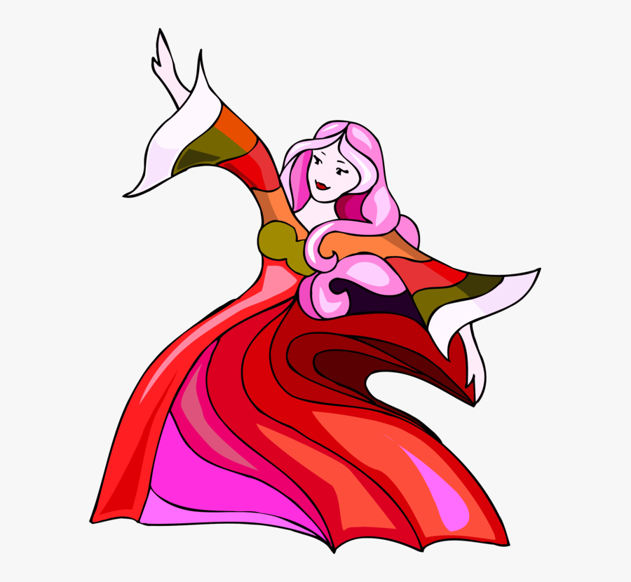 Pink,flower,art - Danza Folklorica Dibujos Animados, Transparent Clipart