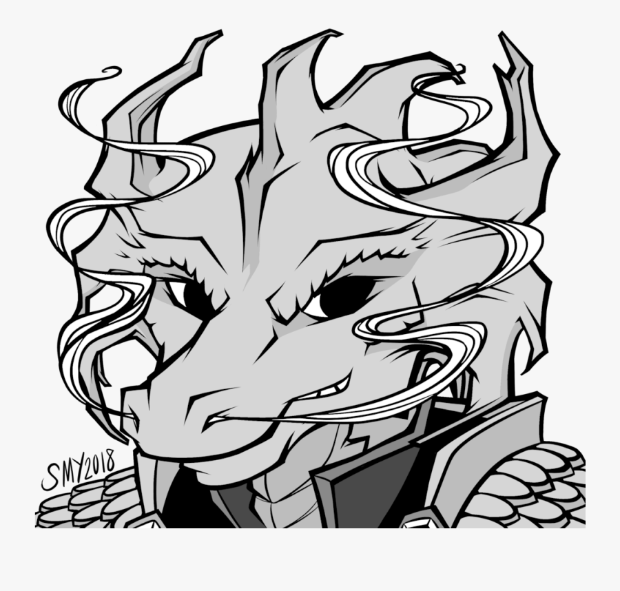 Pash, Dragonborn Paladin, Transparent Clipart