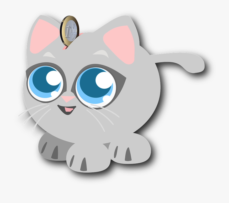 Cute - Cat - Clip - Art - Cute Baby Cat Clipart, Transparent Clipart