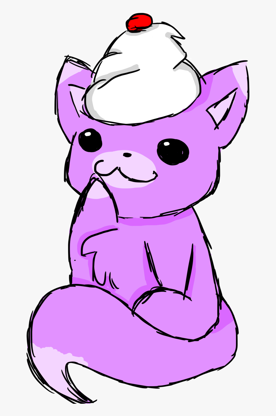 Cute Cat - Cartoon, Transparent Clipart