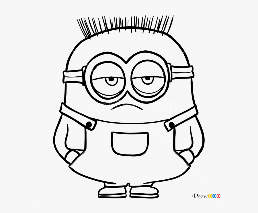 Jerry Drawing Minion - Minion Jerry Drawing, Transparent Clipart
