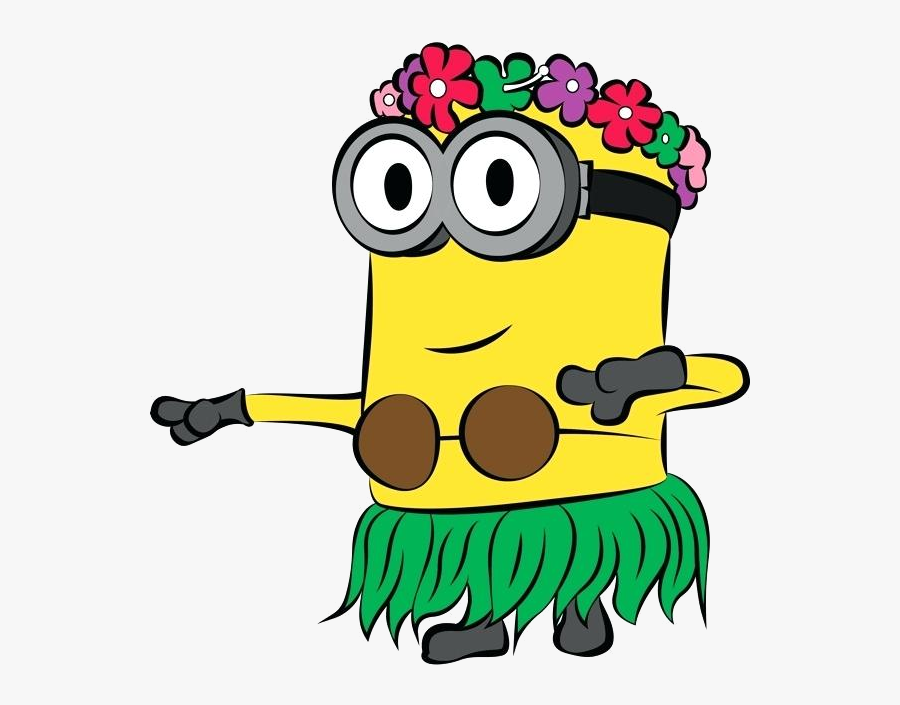 Minion Clipart Free Transparent Png - Luau Minion Clipart, Transparent Clipart