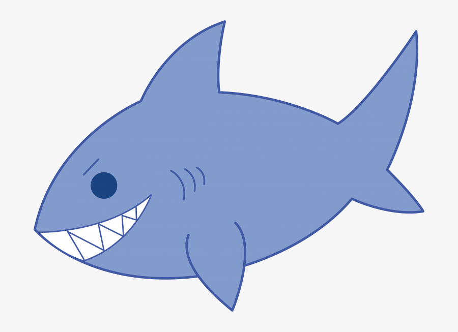 Shark Cute Fish Clipart The Cliparts - Shark Clip Art, Transparent Clipart
