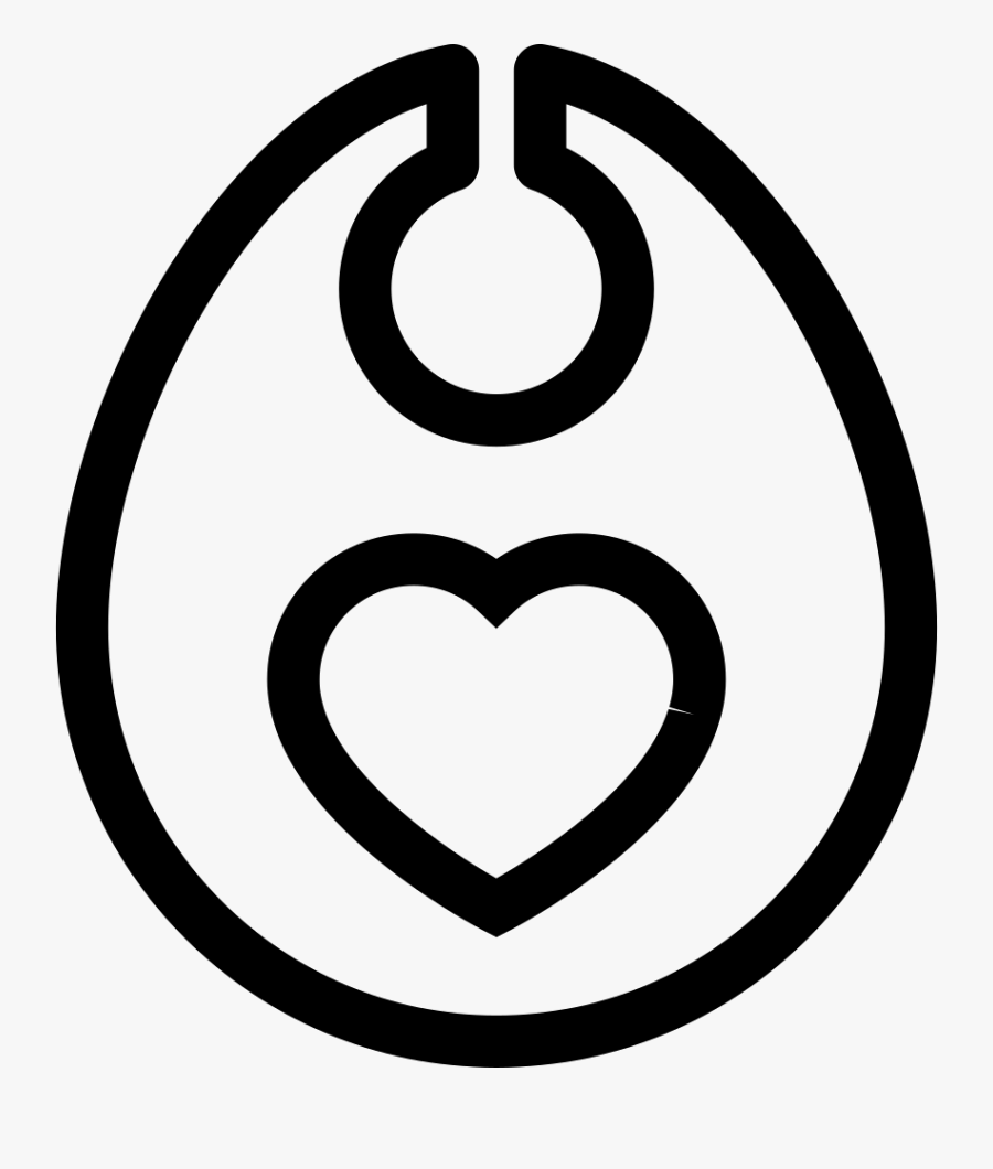 Baby Bib Icon Png, Transparent Clipart