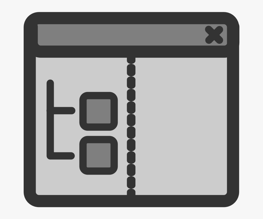 Vector Website Page Icon, Transparent Clipart
