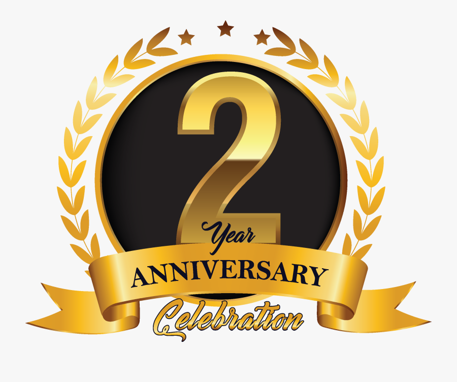 2nd Anniversary Logo Png, Transparent Clipart