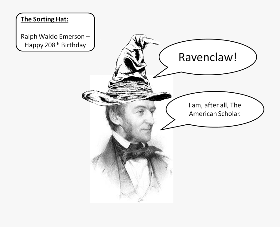 Transparent Sorting Hat Clipart - Ralph Waldo Emerson, Transparent Clipart