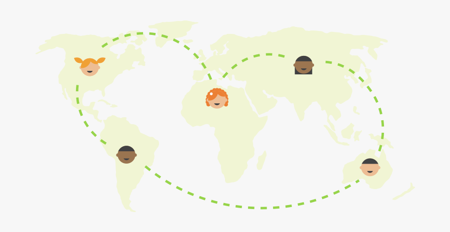 Virgin Atlantic Route Map 2019, Transparent Clipart