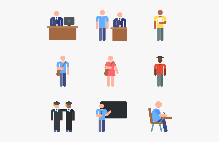 High School, Transparent Clipart