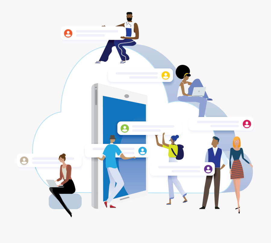 Online Cloud - Cartoon, Transparent Clipart