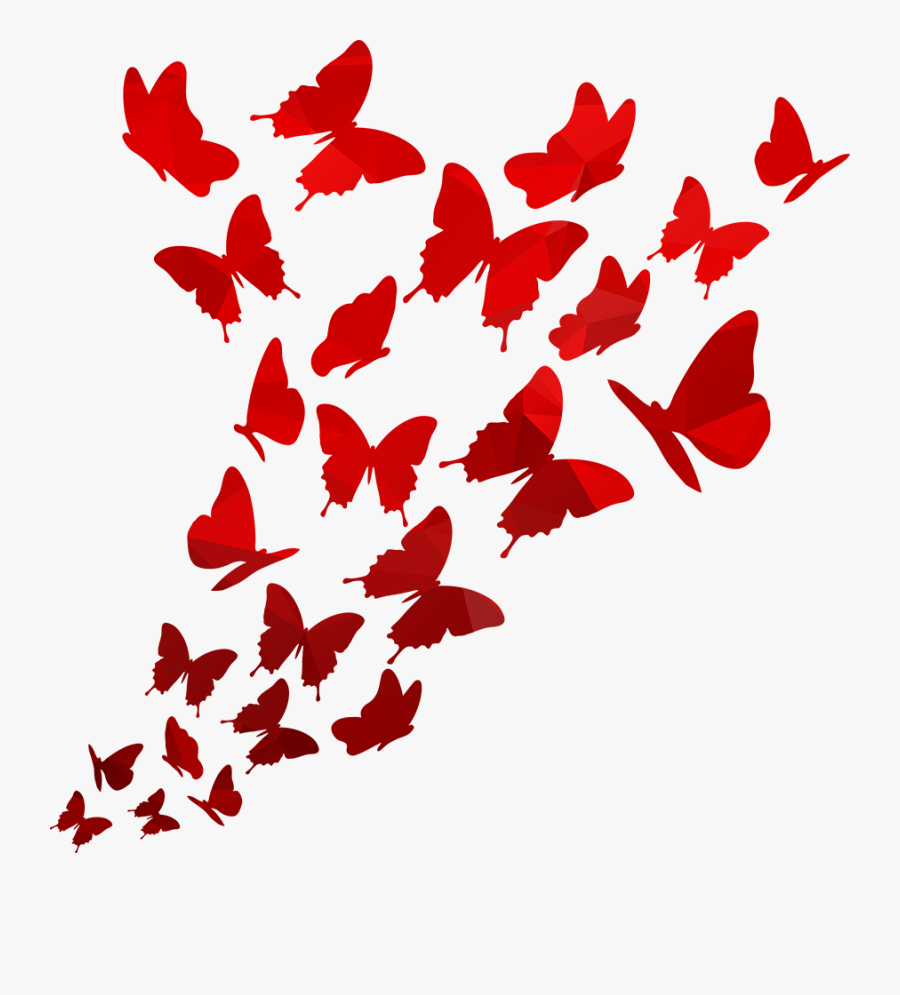 Brexit Butterflies And The Anguish Of Making The - Transparent Background Red Butterfly, Transparent Clipart