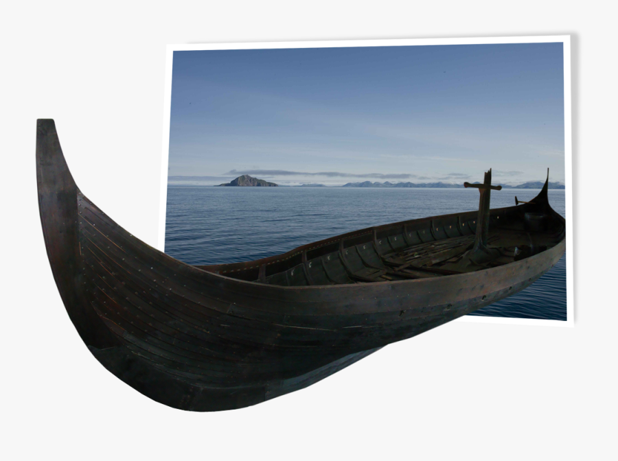 Viking Longboat - Canoe, Transparent Clipart