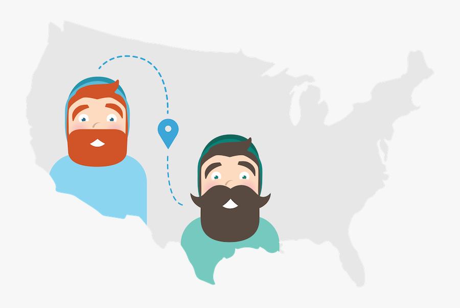 States Next To Texas, Transparent Clipart