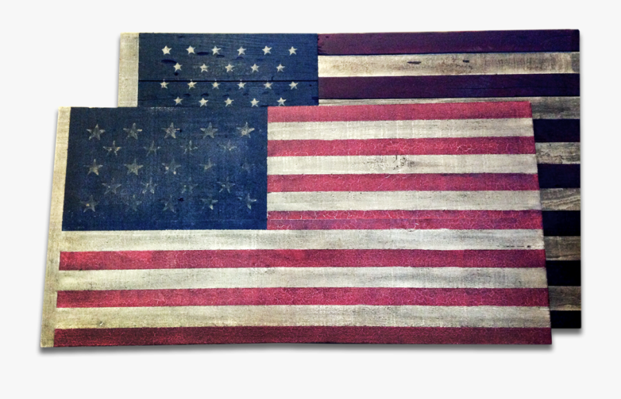 Clip Art Wooden Flags Dream Home - Flag Of The United States, Transparent Clipart