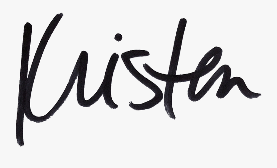 ⚡️kristen Kalp - Calligraphy, Transparent Clipart