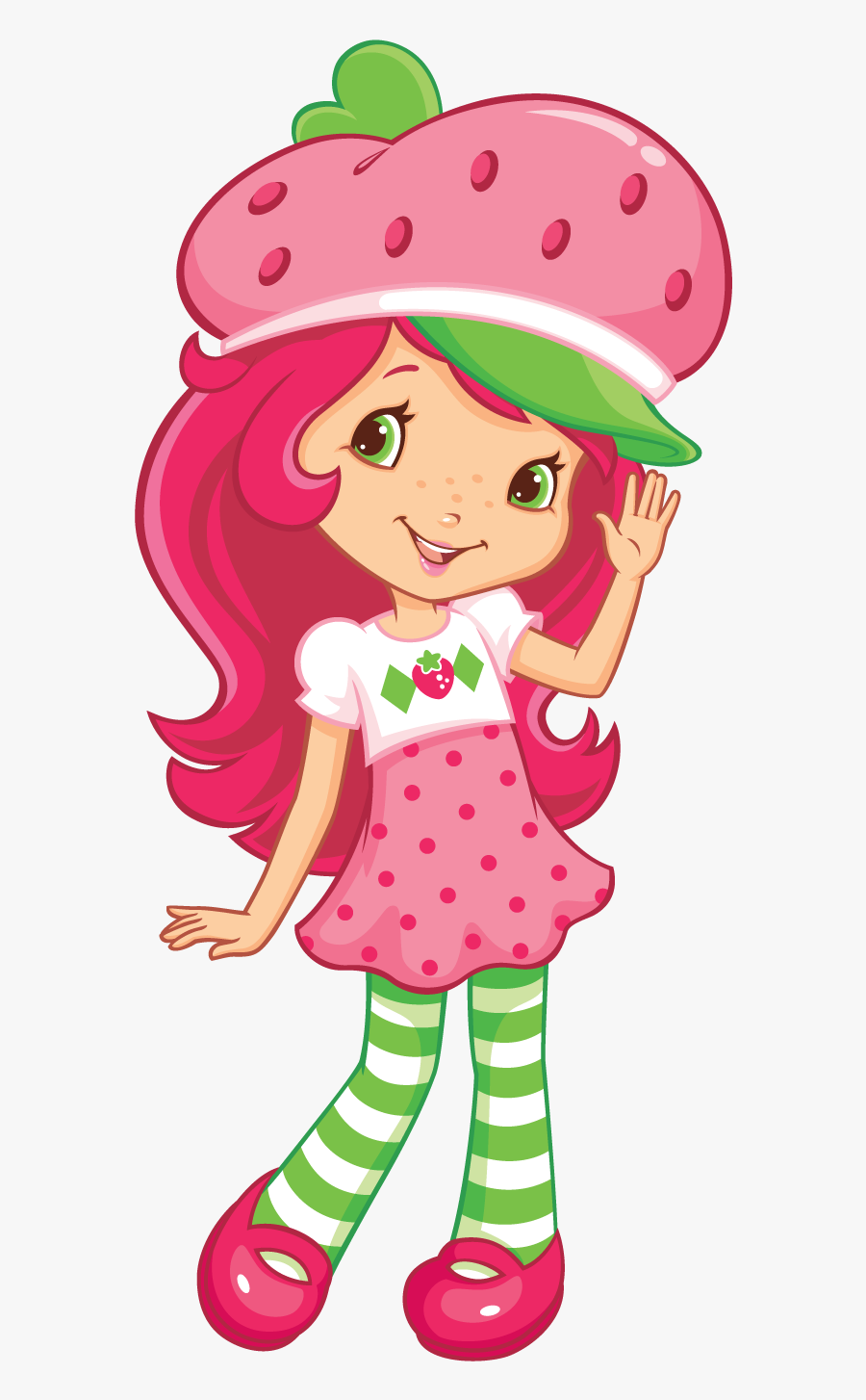 Character Strawberry Shortcake, Transparent Clipart