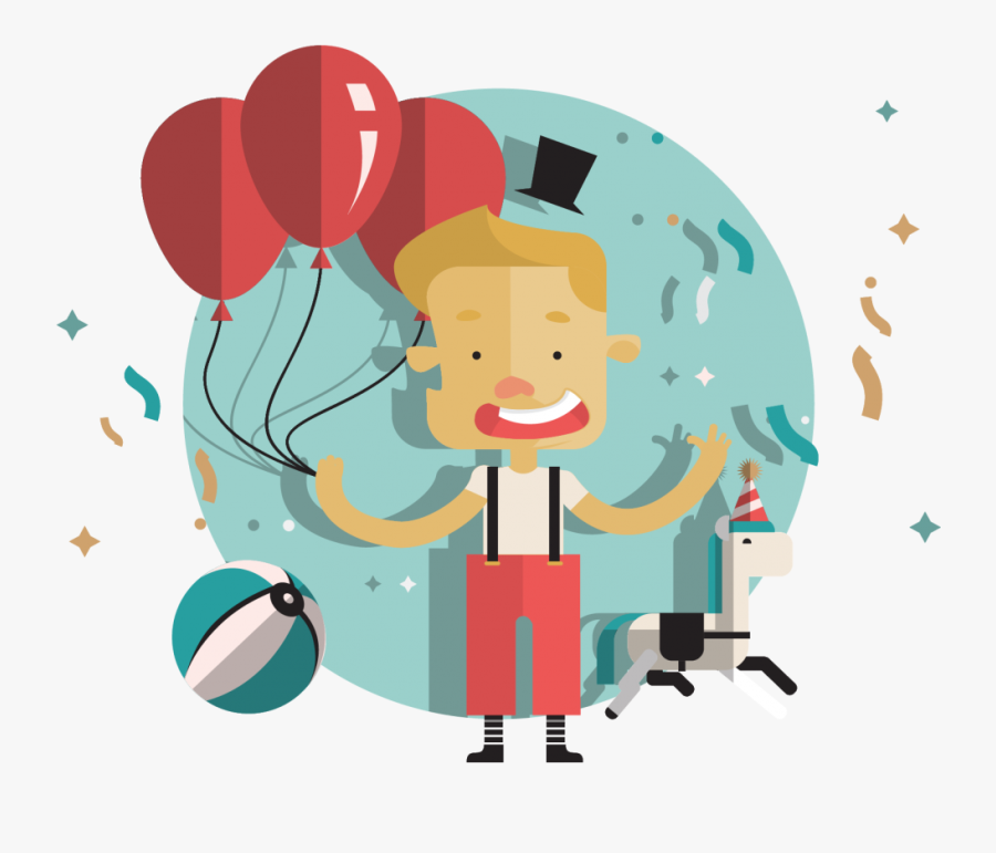 Kids Party Entertainment Entertainer - Illustration, Transparent Clipart