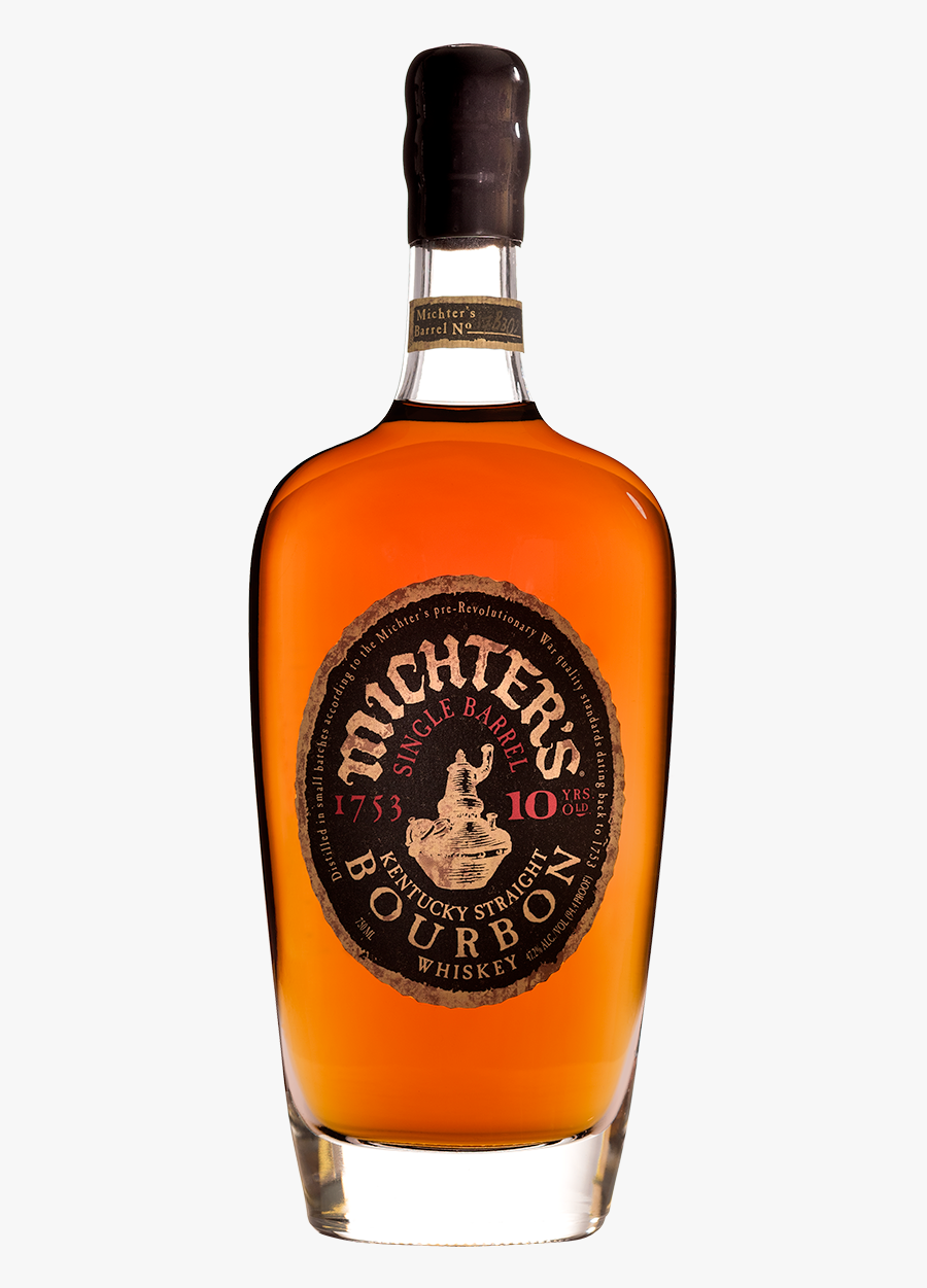 Michter's 10 Year Bourbon, Transparent Clipart
