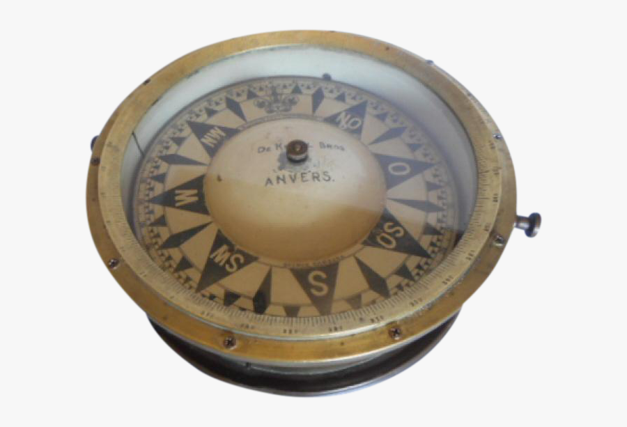 Clip Art Large Magnetic Ship Solid - Quartz Clock, Transparent Clipart