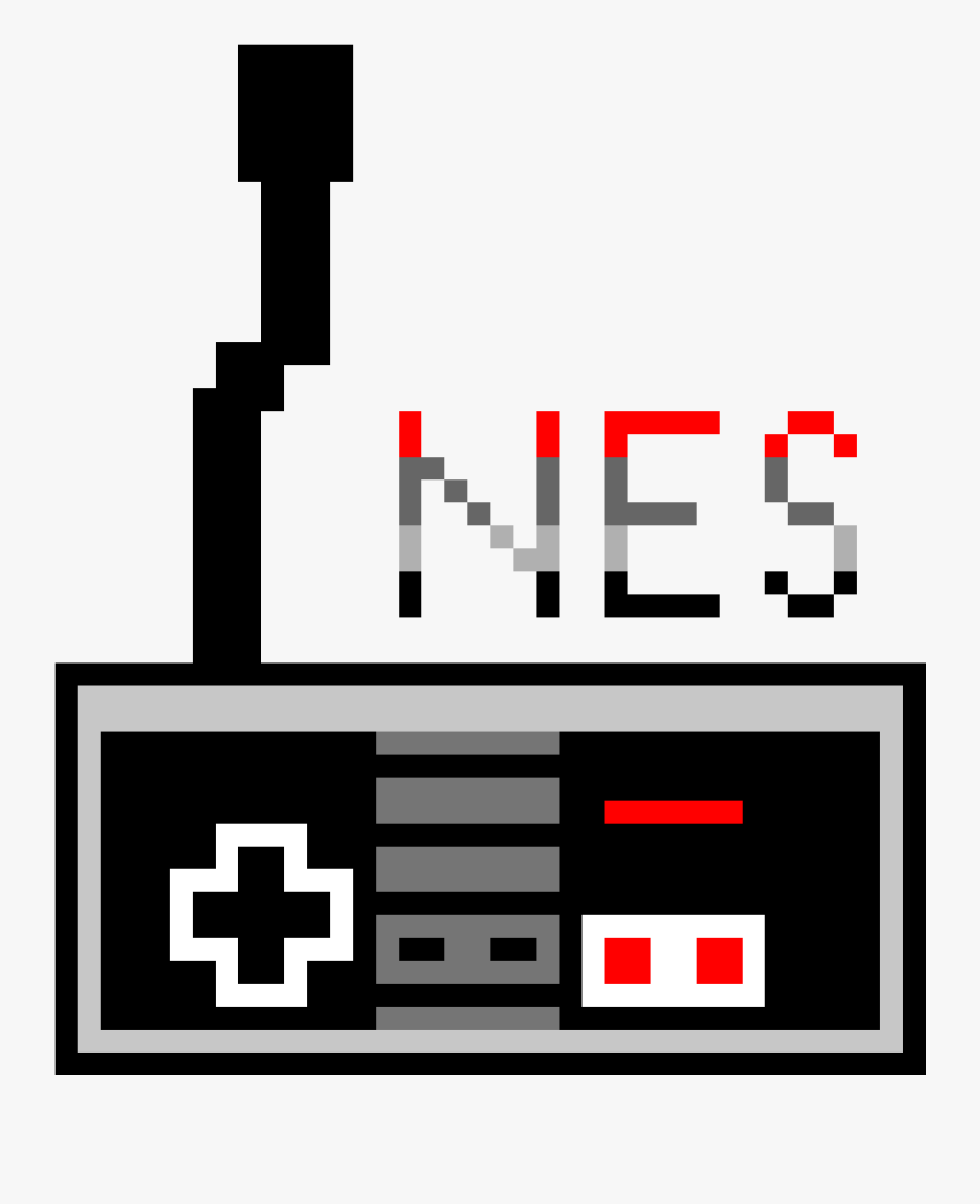 Nes Classic Controller - Control Nintendo Hama Beads, Transparent Clipart