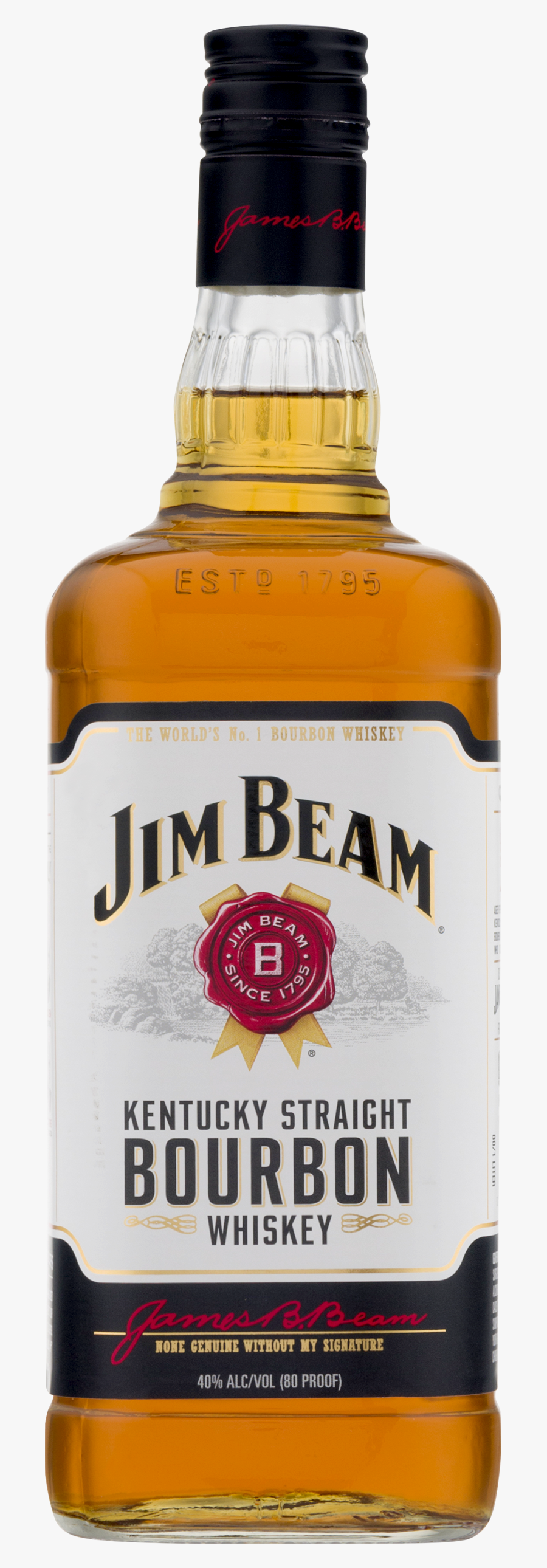 Whiskey Bottle Clip Art Black And White, Transparent Clipart