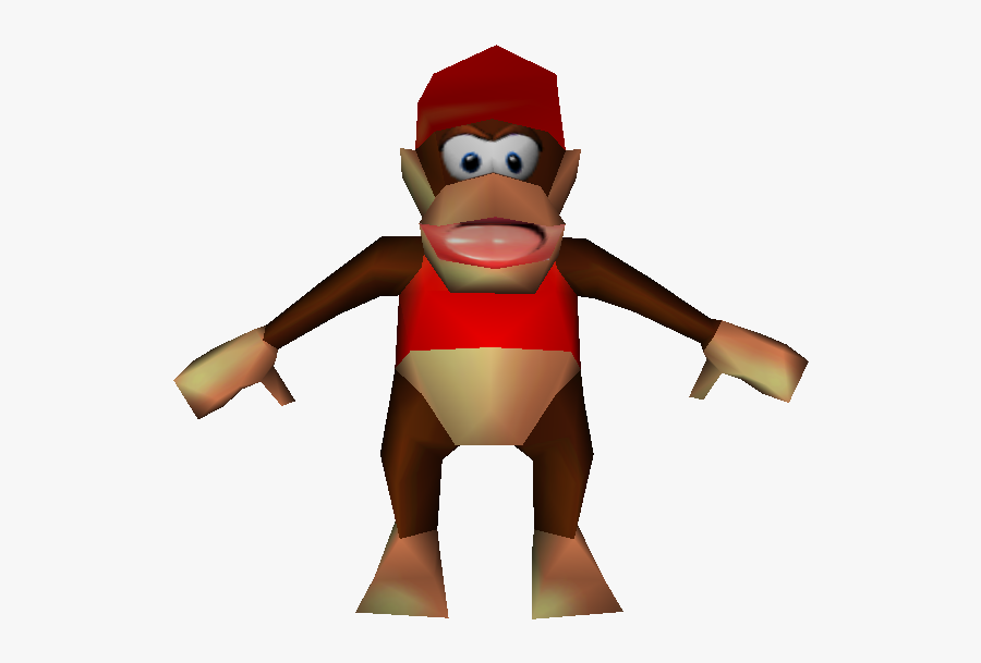 Diddy Kong Transparent Clipart , Png Download - Donkey Kong Png 64, Transparent Clipart