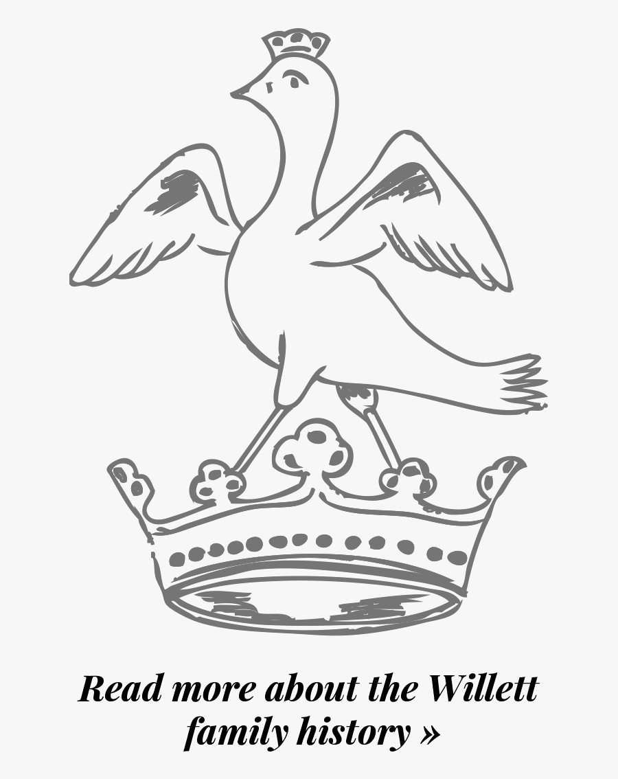 Willett Distillery Bird Logo, Transparent Clipart