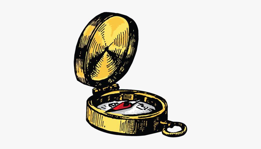 Compass- Sized For Site - Drawing, Transparent Clipart