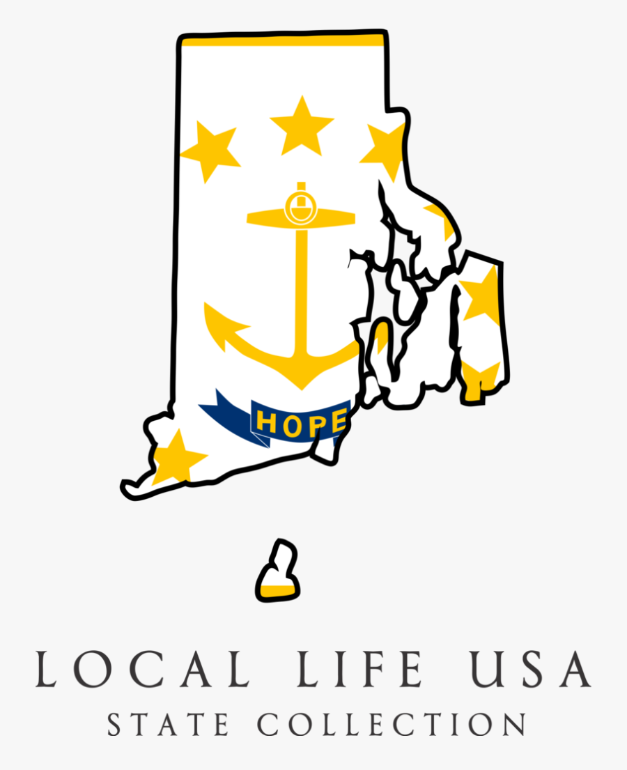 Rhode Island Flag 2017, Transparent Clipart