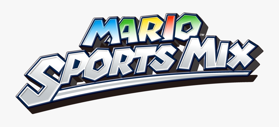 Mario Sports Mix Logo, Transparent Clipart