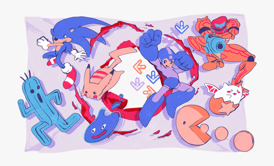 Illustration By Angelica Alzona - Japan Video Games Illustration, Transparent Clipart