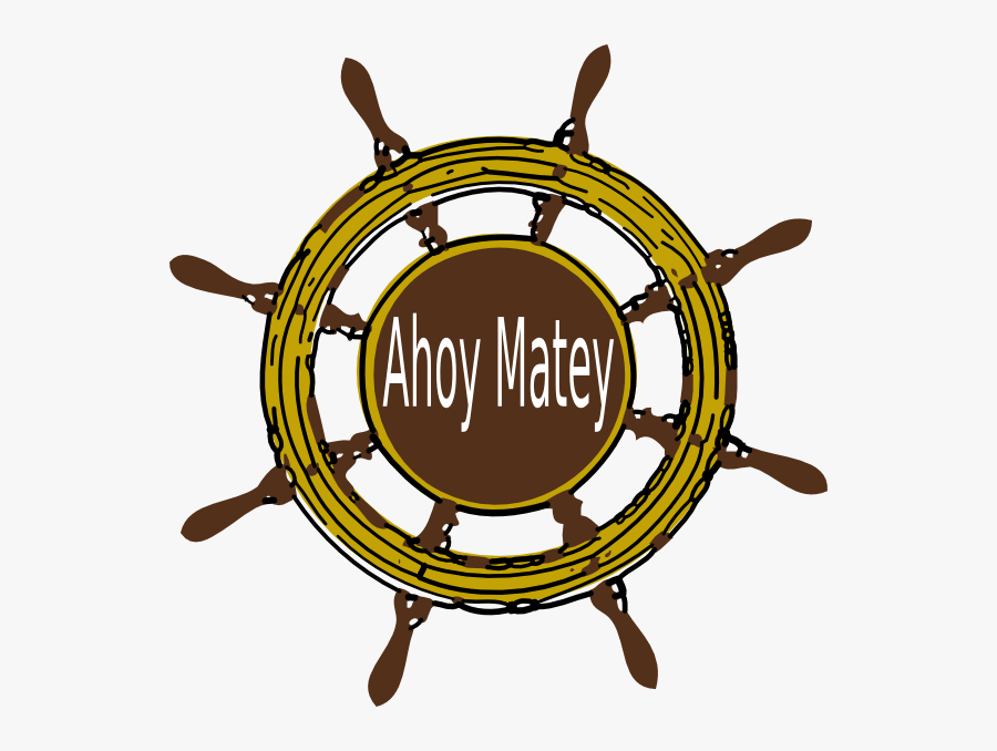 Ship Wheel Public Domain, Transparent Clipart