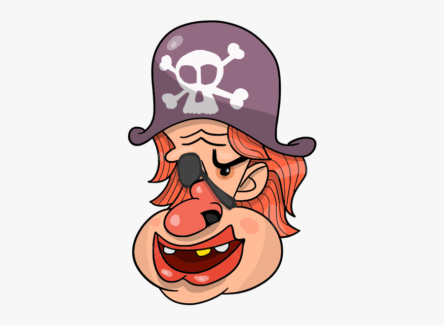 Pirate Head Png, Transparent Clipart