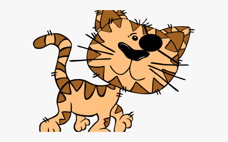Cat Cartoon Transparent Background, Transparent Clipart