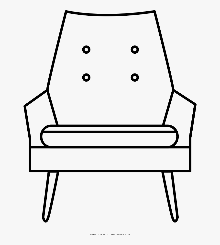 Sessel Ausmalbilder Ultra Coloring Pages - Chair, Transparent Clipart
