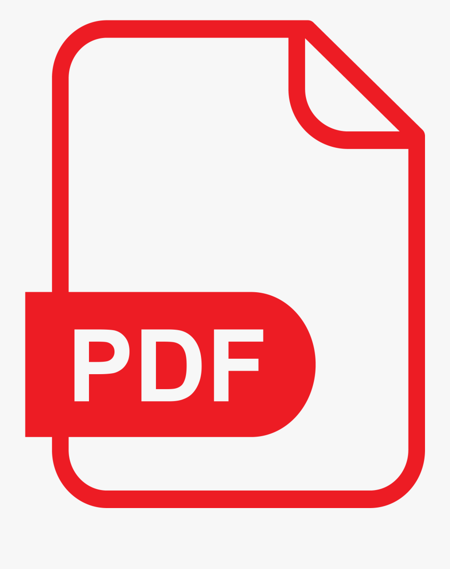 Pdf File Icon Png, Transparent Clipart