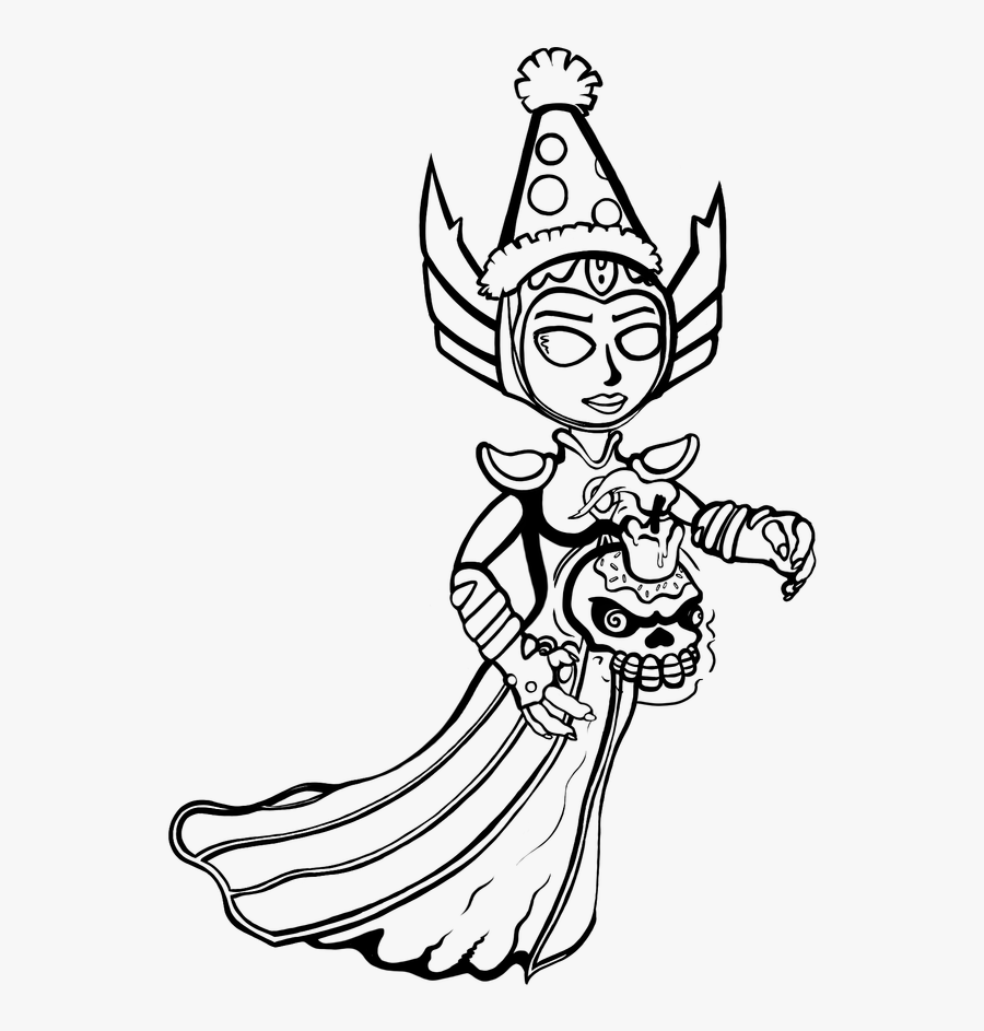 Happy Birthday Boss Lineart - Cartoon, Transparent Clipart