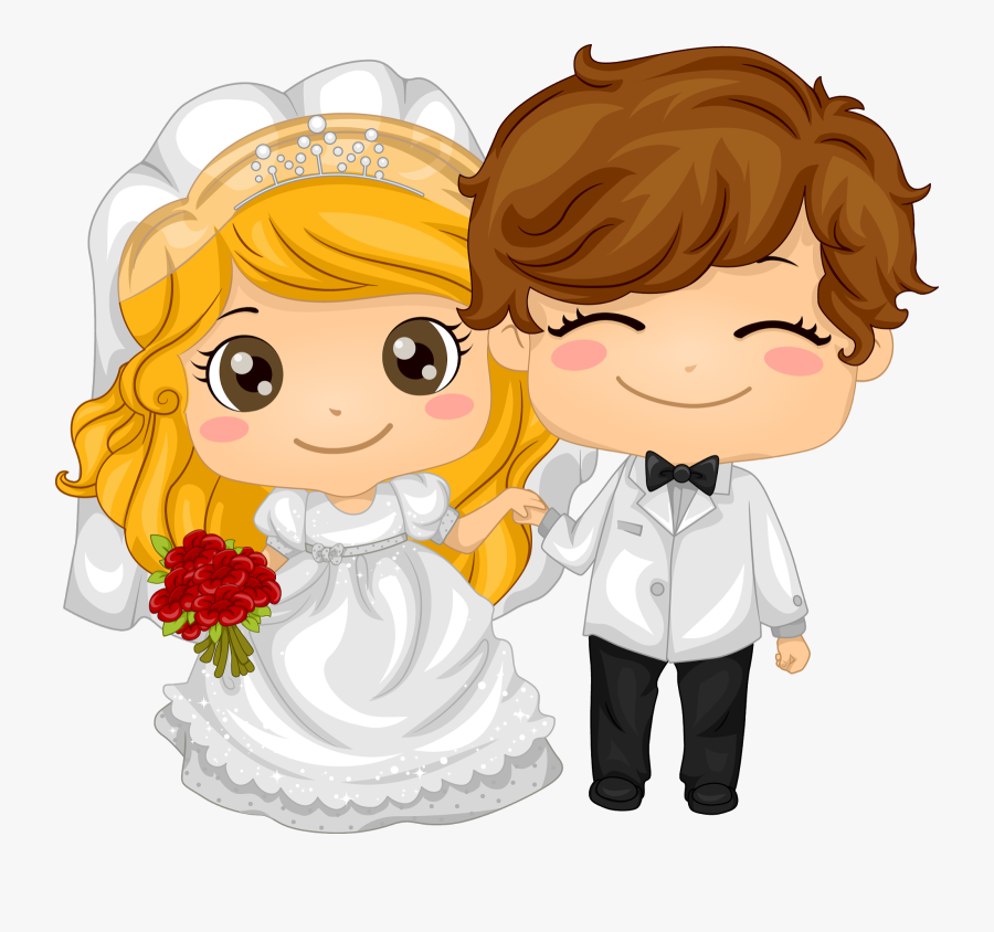 Imagenes De Novios En Caricatura, Transparent Clipart