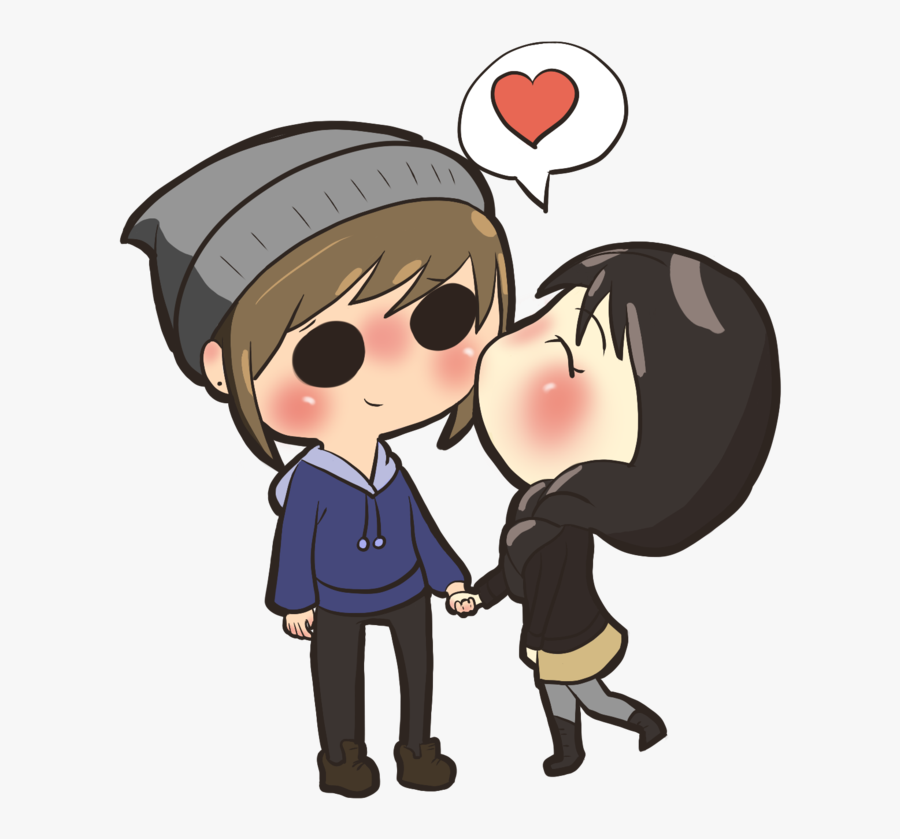 Love Couple Png - Chibi Love, Transparent Clipart