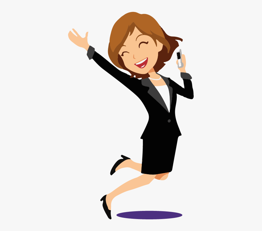 Business Woman Vector Png, Transparent Clipart