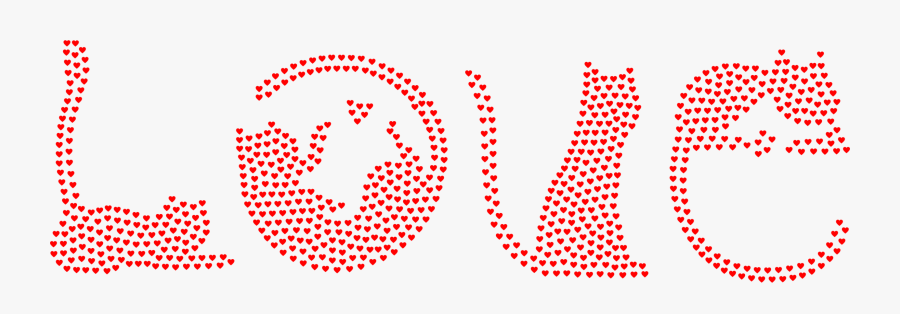 Text,line,circle - Transparent Png I Love Cat, Transparent Clipart