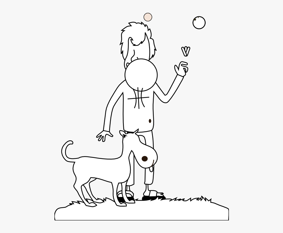 Aimal Lover Black White Kablam Black White Clipartist - Illustration, Transparent Clipart