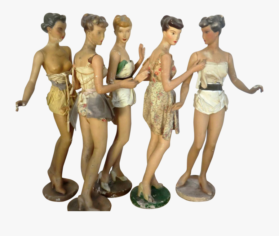 Drawn Dall Pari - Vintage Mannequin, Transparent Clipart