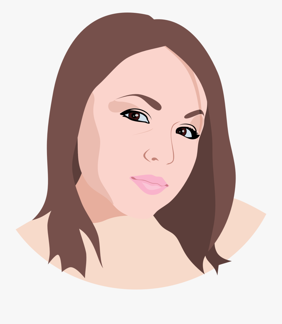 Face Clipart Woman - Woman Face Png Clipart, Transparent Clipart